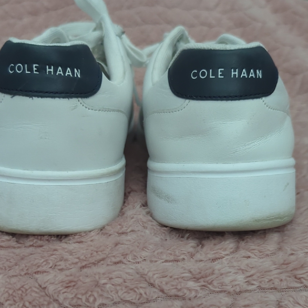 Cole Haan White and Black Sneakers